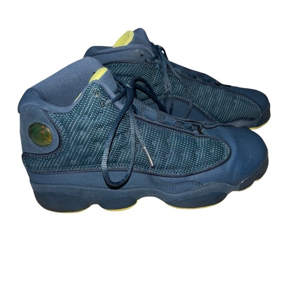 Air Jordan 13 Size 6.5Y Retro Squadron Blue Basketball Shoes Style # 414574-405 - Picture 7 of 7